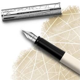 Allure Deluxe Metal & White Fyllepenn Fine i gruppen Penner / Fine Writing / Fyllepenner hos Pen Store (132015)