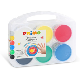 Fingerfarge Basic-sett 6x100g i gruppen Kids / Barnehåndverk og maling / Fingermaling hos Pen Store (132082)
