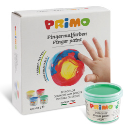 Fingerfarge Basic-sett 4x100g i gruppen Kids / Barnehåndverk og maling / Fingermaling hos Pen Store (132086)