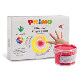 Fingerfarge Basic-sett 6x250g i gruppen Kids / Barnehåndverk og maling / Fingermaling hos Pen Store (132087)
