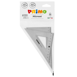 Set Vinkelhaker 45°/16 cm + 60°/16 cm i gruppen Hobby & Kreativitet / Hobbytilbehør / Linjaler / Plastlinjal hos Pen Store (132119)