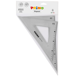 Set Vinkelhaker 45°/30 cm + 60°/30 cm i gruppen Hobby & Kreativitet / Hobbytilbehør / Linjaler / Plastlinjal hos Pen Store (132120)