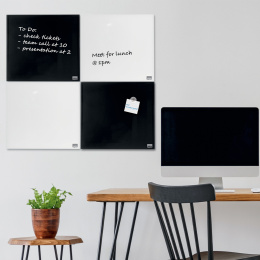Magnetisk whiteboard Mini 36x36 cm Hvit i gruppen Hobby & Kreativitet / Organisere / Hjemmekontor hos Pen Store (132349)
