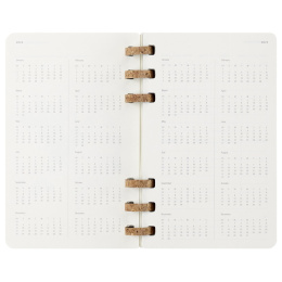 Spiral Planner 12M Soft Cover Large Black  i gruppen  Papir & Blokk / Kalendere / 12 md kalendere hos Pen Store (132587)