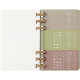 Spiral Planner 12M Soft Cover Large Black  i gruppen  Papir & Blokk / Kalendere / 12 md kalendere hos Pen Store (132587)