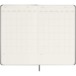 Kalender Udattert WeekNote Large Black  i gruppen  Papir & Blokk / Kalendere / 12 md kalendere hos Pen Store (132589)