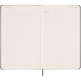 Kalender Udattert WeekNote Large Black  i gruppen  Papir & Blokk / Kalendere / 12 md kalendere hos Pen Store (132589)