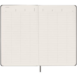 Kalender Udattert WeekNote Large Black  i gruppen  Papir & Blokk / Kalendere / 12 md kalendere hos Pen Store (132589)