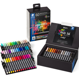 Pigment Arts Brush Pen 60-sett i gruppen Penner / Kunstnerpenner / Penselpenner hos Pen Store (132591)