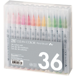 Clean Color Real Brush 36-set i gruppen Penner / Kunstnerpenner / Penselpenner hos Pen Store (132605)