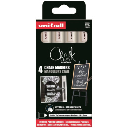 Chalk Marker PWE-5M 4-set White i gruppen Penner / Merking og kontor / Merkepenner hos Pen Store (132734)