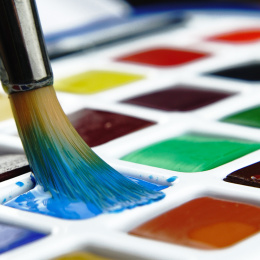 Watercolor brush series 55 Short Flat Nr 3/4 i gruppen Kunstnermateriell / Pensler /  Akvarellpensler hos Pen Store (132951)