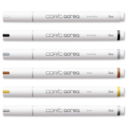 Acrea Paint Marker 6-set Essential Colours i gruppen Penner / Kunstnerpenner / Illustrasjonmarkers hos Pen Store (133045)