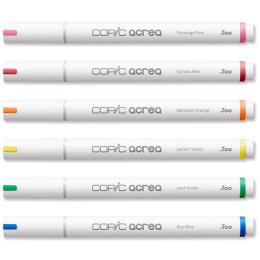 Acrea Paint Marker 6-set Vivid Colours i gruppen Penner / Kunstnerpenner / Illustrasjonmarkers hos Pen Store (133046)