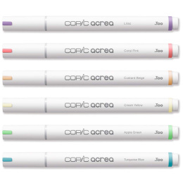 Acrea Paint Marker 6-set Light Colours i gruppen Penner / Kunstnerpenner / Illustrasjonmarkers hos Pen Store (133047)