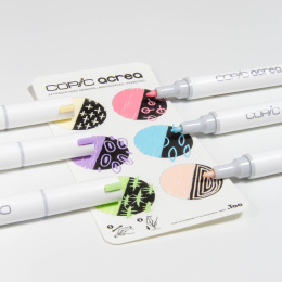 Acrea Paint Marker 6-set Light Colours i gruppen Penner / Kunstnerpenner / Illustrasjonmarkers hos Pen Store (133047)