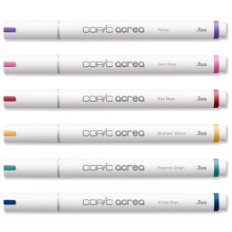 Acrea Paint Marker 6-set Deep Colours i gruppen Penner / Kunstnerpenner / Illustrasjonmarkers hos Pen Store (133048)