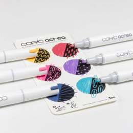 Acrea Paint Marker 6-set Deep Colours i gruppen Penner / Kunstnerpenner / Illustrasjonmarkers hos Pen Store (133048)