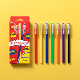 Mattehop Gelpenn Original Colours 7-pakk i gruppen Penner / Skrive / Gelpenner hos Pen Store (133079)