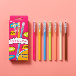 Mattehop Gelpenn Sweet Colours 7-pakk i gruppen Penner / Skrive / Gelpenner hos Pen Store (133080)