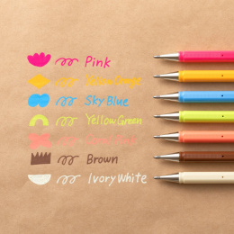 Mattehop Gelpenn Sweet Colours 7-pakk i gruppen Penner / Skrive / Gelpenner hos Pen Store (133080)