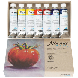 Norma Blue Oljemaling 7x35 ml i gruppen Kunstnermateriell / Kunstnerfarge / Oljemaling hos Pen Store (133140)