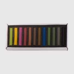 Soft Pastels Dark 12-set i gruppen Kunstnermateriell / Kritt og blyanter / Pastellkritt hos Pen Store (133363)