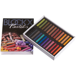 Soft Pastels Dark 24-set i gruppen Kunstnermateriell / Kunstnerfarge / Pastell hos Pen Store (133368)