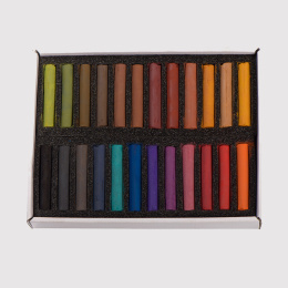 Soft Pastels Dark 24-set i gruppen Kunstnermateriell / Kunstnerfarge / Pastell hos Pen Store (133368)