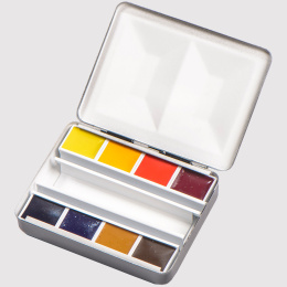 Aquarell Bijou 8-set half pan i gruppen Kunstnermateriell / Kunstnerfarge / Akvarellmaling hos Pen Store (133477)