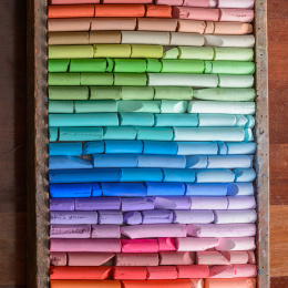 Soft Pastels Wood Box 204-sett i gruppen Kunstnermateriell / Kunstnerfarge / Pastell / Tørrpastell hos Pen Store (133646)