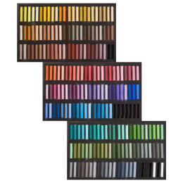 Soft Pastels Wood Box 204-sett i gruppen Kunstnermateriell / Kunstnerfarge / Pastell / Tørrpastell hos Pen Store (133646)