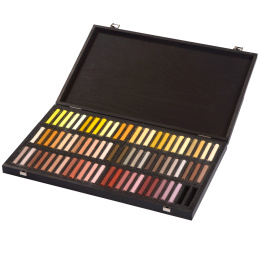 Soft Pastels Wood Box 204-sett i gruppen Kunstnermateriell / Kunstnerfarge / Pastell / Tørrpastell hos Pen Store (133646)
