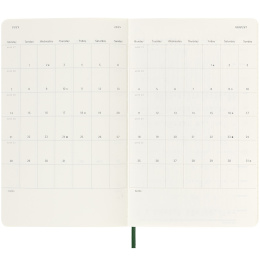 12M Daily Kalender 2025 Hardcover Large Myrtle Green i gruppen  Papir & Blokk / Kalendere / 12 md kalendere hos Pen Store (133763)