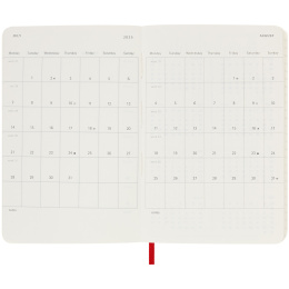 12M Daily Kalender 2025 Hardcover Large Red i gruppen  Papir & Blokk / Kalendere / 12 md kalendere hos Pen Store (133764)