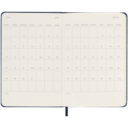 12M Daily Kalender 2025 Hardcover Pocket Sapphire Blue i gruppen  Papir & Blokk / Kalendere / 12 md kalendere hos Pen Store (133775)