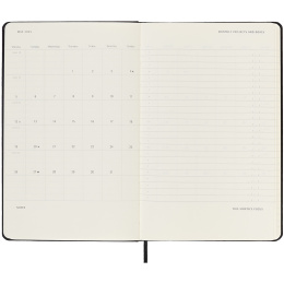 12M Kalender 2025 Weekly PRO Large Black i gruppen  Papir & Blokk / Kalendere / 12 md kalendere hos Pen Store (133780)