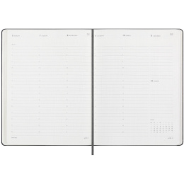 12M M+ Digital Planner Weekly Note 2025 XL Black i gruppen  Papir & Blokk / Kalendere /  Specialkalendere hos Pen Store (133782)