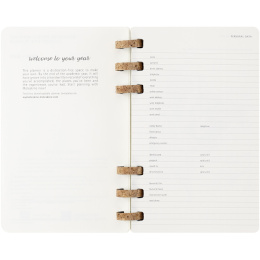 12M Spiral Planner 2025 Large Black i gruppen  Papir & Blokk / Kalendere / 12 md kalendere hos Pen Store (133784)