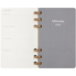 12M Spiral Planner 2025 Large Black i gruppen  Papir & Blokk / Kalendere / 12 md kalendere hos Pen Store (133784)