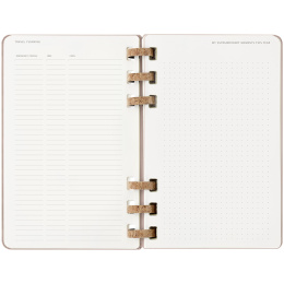 12M Spiral Planner 2025 Large Almond i gruppen  Papir & Blokk / Kalendere / 12 md kalendere hos Pen Store (133786)