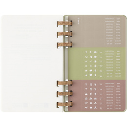 12M Spiral Planner 2025 Large Kiwi i gruppen  Papir & Blokk / Kalendere / 12 md kalendere hos Pen Store (133787)