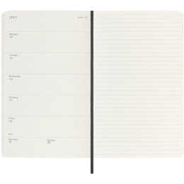 12M Weekly Notebook 2025 Hardcover Large Black i gruppen  Papir & Blokk / Kalendere / 12 md kalendere hos Pen Store (133792)