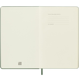 12M Weekly Notebook Hardcover 2025 Large Myrtle Green i gruppen  Papir & Blokk / Kalendere / 12 md kalendere hos Pen Store (133794)