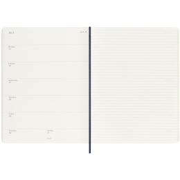 12M Weekly Notebook Softcover 2025 Large Sapphire Blue i gruppen  Papir & Blokk / Kalendere / 12 md kalendere hos Pen Store (133796)