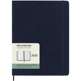 12M Weekly Hardcover 2025 XL Sapphire Blue i gruppen  Papir & Blokk / Kalendere / 12 md kalendere hos Pen Store (133810)