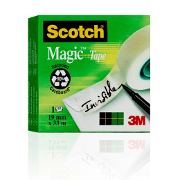 Scotch Magic tape refill 19mm x 33m i gruppen Hobby & Kreativitet / Hobbytilbehør / Teip hos Pen Store (133820)