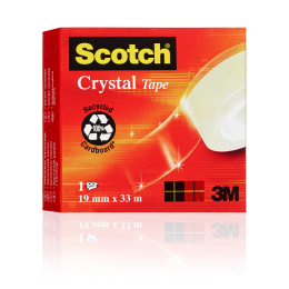 Scotch Crystal tape refill 19mm x 33m i gruppen Hobby & Kreativitet / Hobbytilbehør / Teip hos Pen Store (133821)