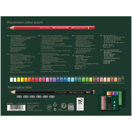 Polychromos & Pitt Graphite Matt Set 32  Fargeblyanter + 6 Grafittblyanter i gruppen Penner / Kunstnerpenner / Fargeblyanter hos Pen Store (134070)