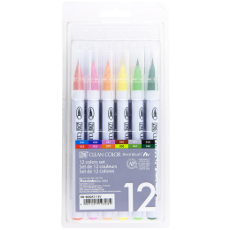 Clean Color Real Brush 12-set i gruppen Penner / Kunstnerpenner / Penselpenner hos Pen Store (134103)